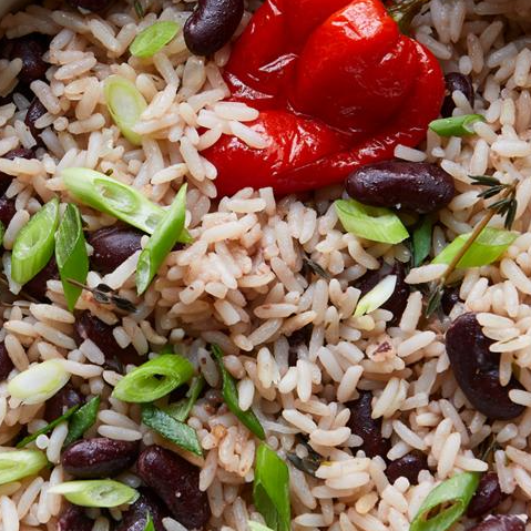rice and peas